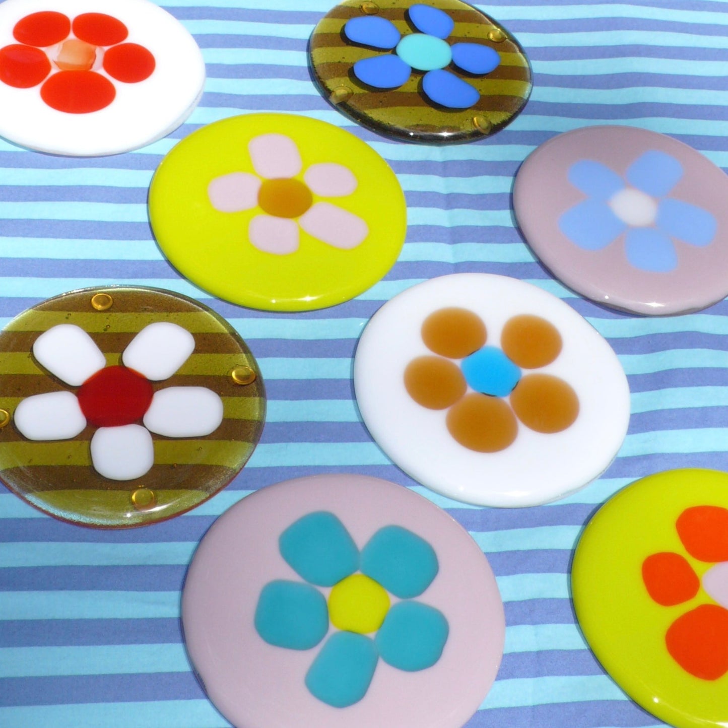 Flower Glass Coaster